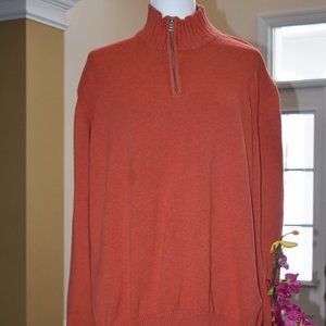 Bright orange womens sweater
